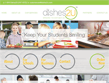Tablet Screenshot of dishes2u.com